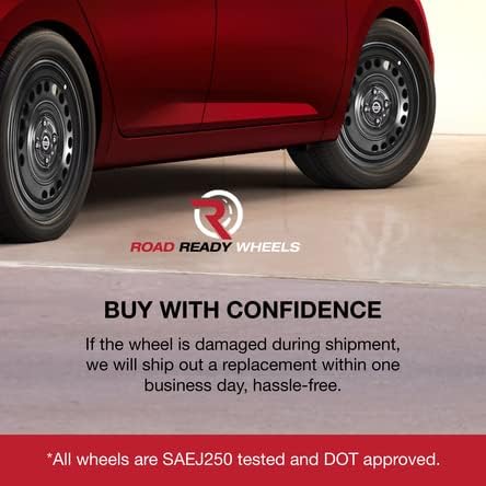 For 2012-2019 Nissan Versa 15 Inch Painted Black Steel Rim - OEM Direct Replacement - Road Ready Car Wheel
