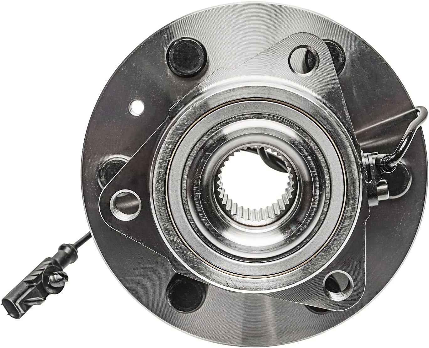 Detroit Axle - 4WD Front Wheel Bearing Hubs for 2007-2013 Chevy Silverado | 1500 Suburban Avalanche GMC Sierra Yukon XL 1500 Tahoe Cadillac Escalade ESV EXT Wheel Bearing and Hubs Assembly 2pc Set
