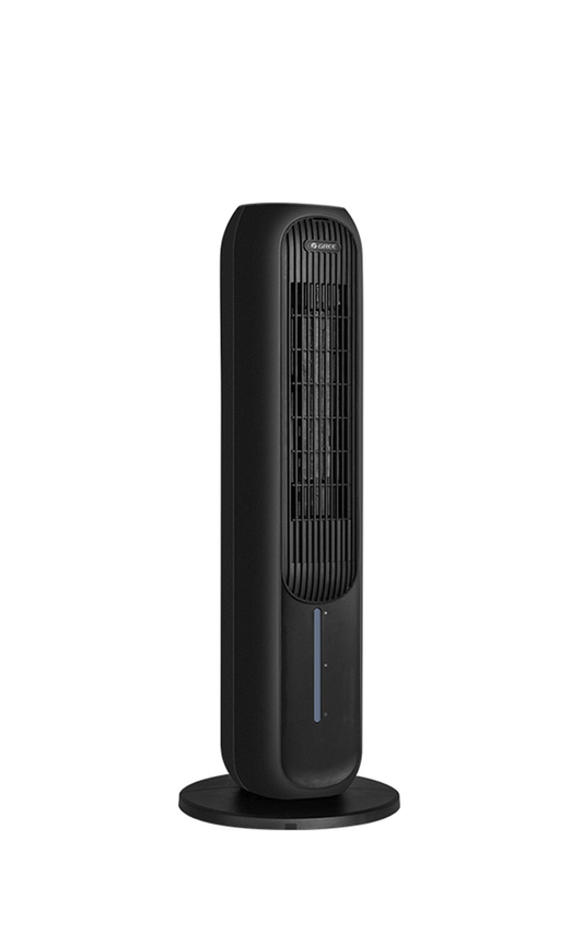 2-in-1 Evaporative Cooling & Space Heating Tower Fan with Humidification, Negative Ion, 80° Oscillation image 1