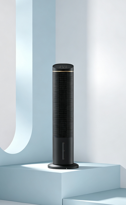 Tower Evaporative Air Cooler, Negative Ion Humidifying Cooling Tower Fan, Quiet Air Cooler with Remote Control image 2