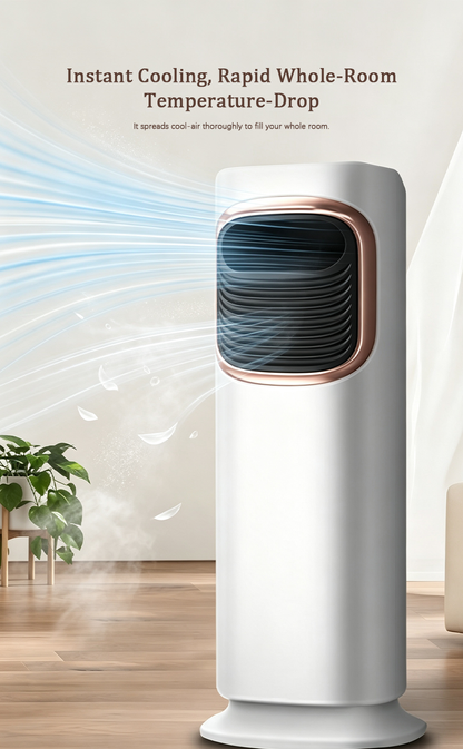 5-in-1 Tower Air Cooler & Heater, Multi-Functional Portable Fan with Humidifier, Air Purifier & UV Sanitization image 4