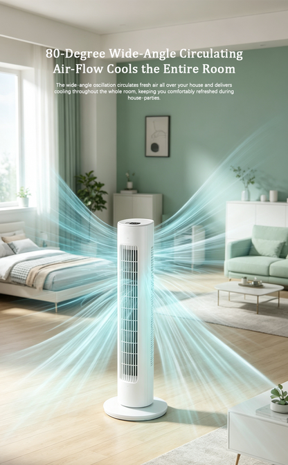 Tower Evaporative Air Cooler KS-0605Dg, Portable Water Cooling Fan for Home image 4