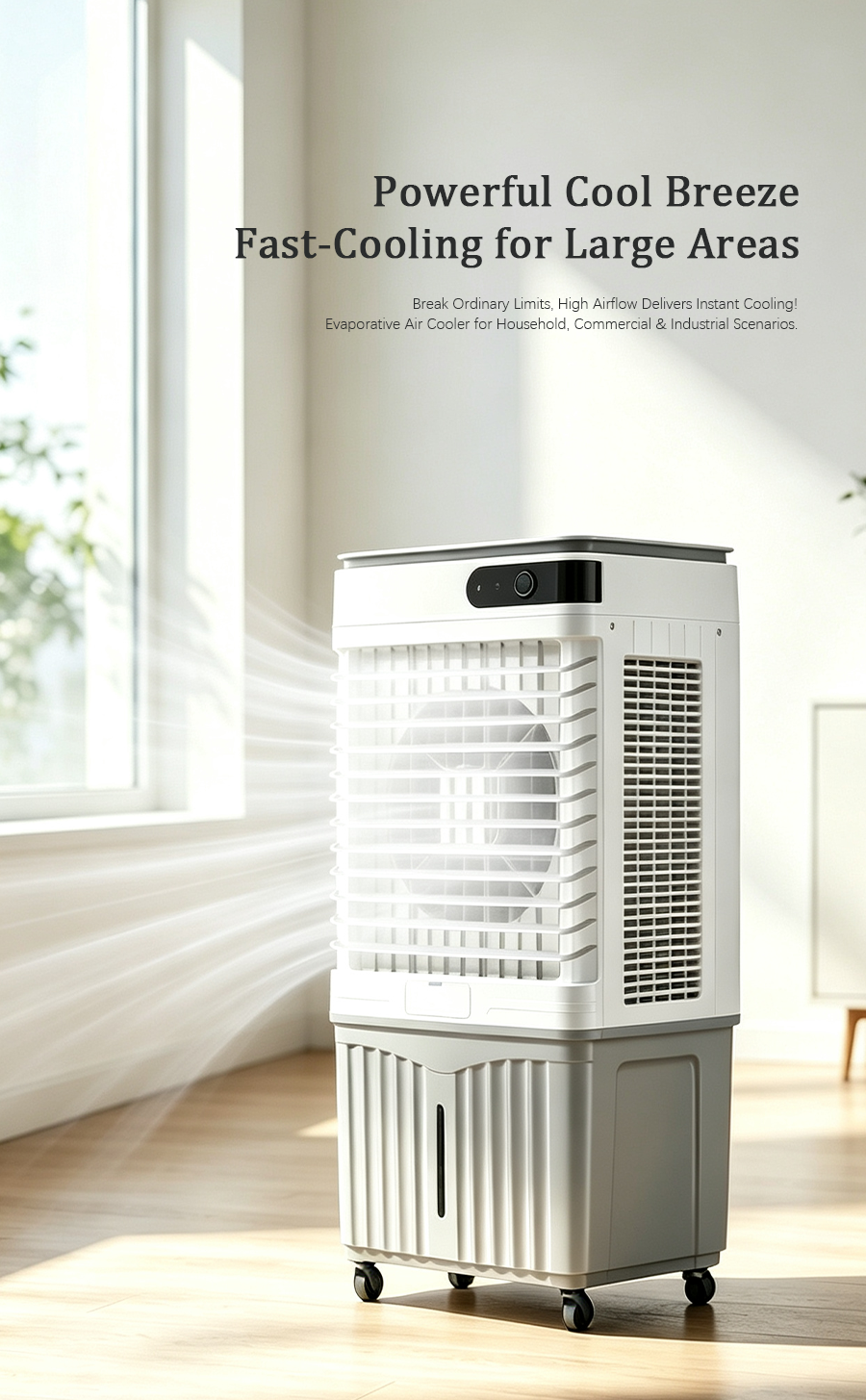 High-Capacity Portable Evaporative Air Cooler for Large Spaces image 5