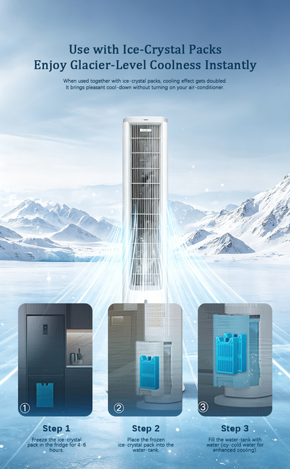 Tower Evaporative Air Cooler with Negative Ion KS-05X60Dg image 6