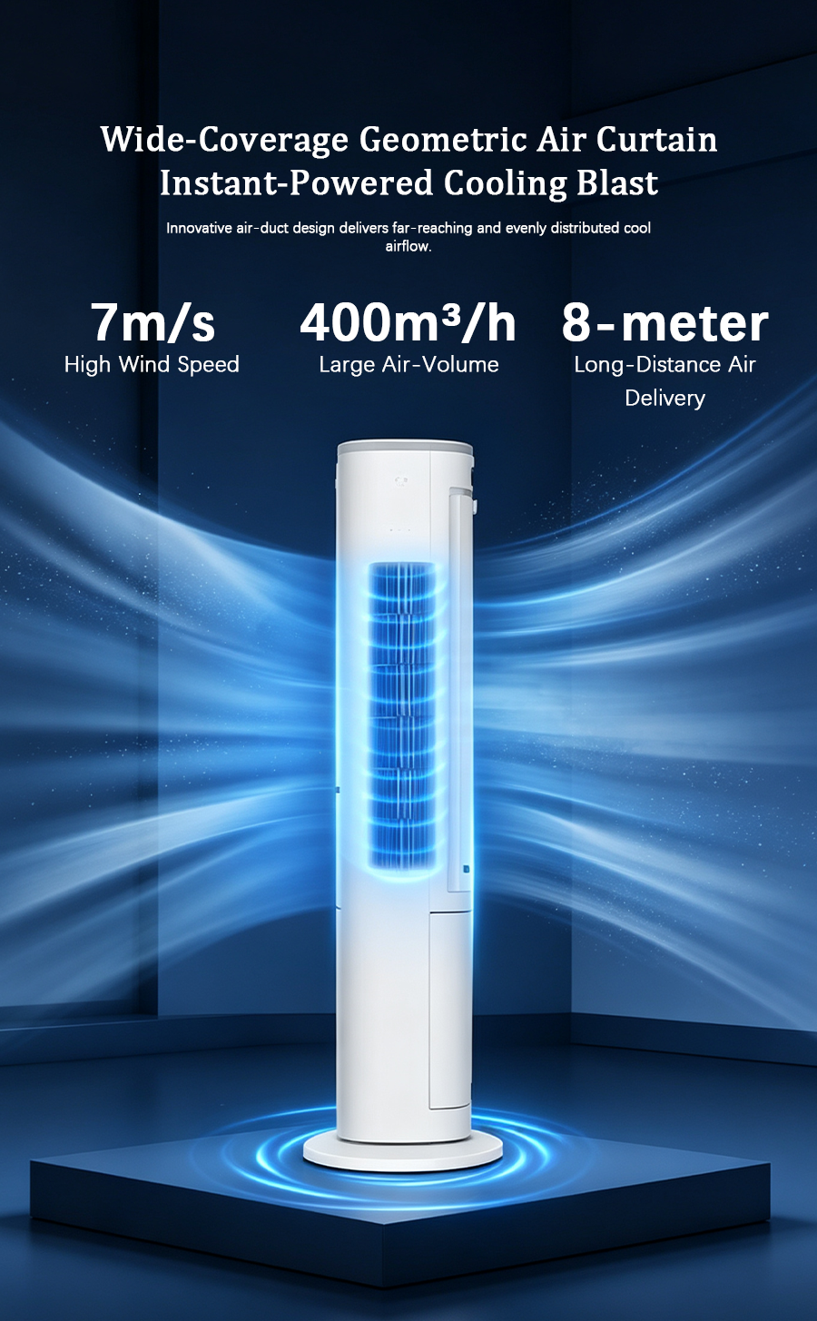Tower Evaporative Air Cooler with Negative Ion KS-05X60Dg image 7