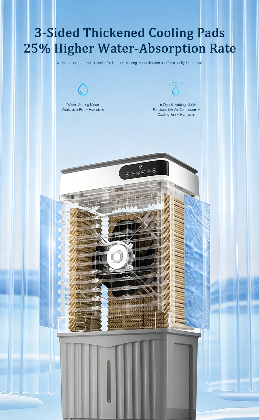 High-Capacity Portable Evaporative Air Cooler for Large Spaces image 8