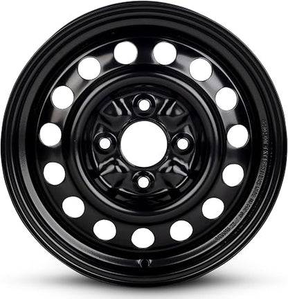 For 2007-2012 Nissan Sentra 16 Inch Painted Black Rim - OE Direct Replacement - Road Ready Car Wheel