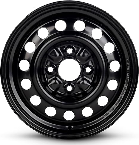 For 2007-2012 Nissan Sentra 16 Inch Painted Black Rim - OE Direct Replacement - Road Ready Car Wheel