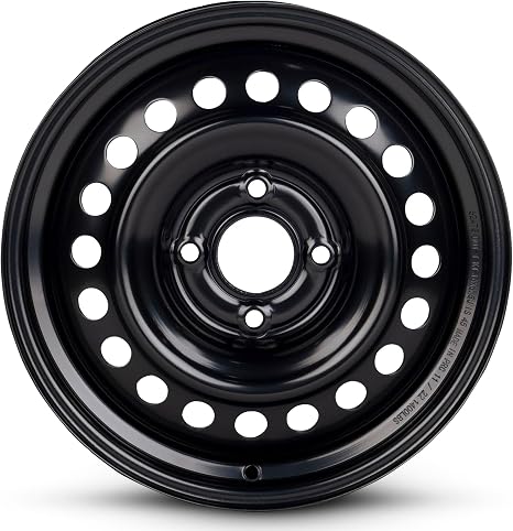 For 2007-2012 Nissan Sentra 16 Inch Painted Black Rim - OE Direct Replacement - Road Ready Car Wheel