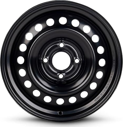 For 2007-2012 Nissan Sentra 16 Inch Painted Black Rim - OE Direct Replacement - Road Ready Car Wheel