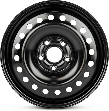 For 2007-2012 Nissan Sentra 16 Inch Painted Black Rim - OE Direct Replacement - Road Ready Car Wheel