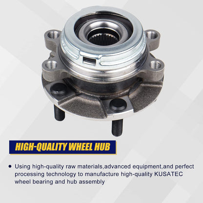 Front Wheel Hub and Bearing Assembly Fit for Nissan Altima 2007-2018, Maxima 2009-2019, Murano 2009-2018, Pathfinder 2013-2019, Infiniti JX35 2013, QX60 2014-2019, 5 Lug