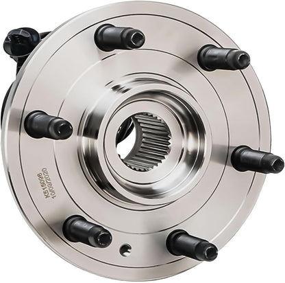Detroit Axle - 4WD Front Wheel Bearing Hubs for 2007-2013 Chevy Silverado | 1500 Suburban Avalanche GMC Sierra Yukon XL 1500 Tahoe Cadillac Escalade ESV EXT Wheel Bearing and Hubs Assembly 2pc Set