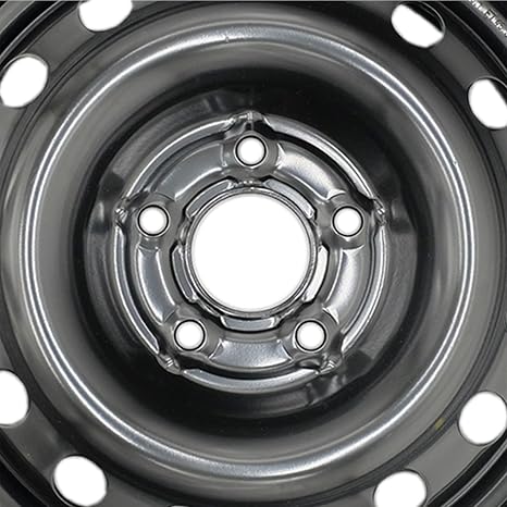 New Single 16" 16x6.5 Inch Steel Wheel for 2013–2019 Nissan Sentra | OEM Design Replacement Rim | BLACK Finish | Direct Fit - OE Stock Specs | 62599