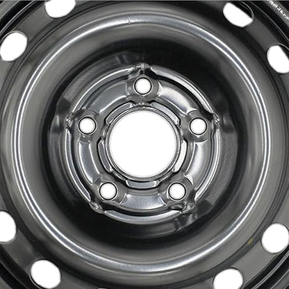 New Single 16" 16x6.5 Inch Steel Wheel for 2013–2019 Nissan Sentra | OEM Design Replacement Rim | BLACK Finish | Direct Fit - OE Stock Specs | 62599