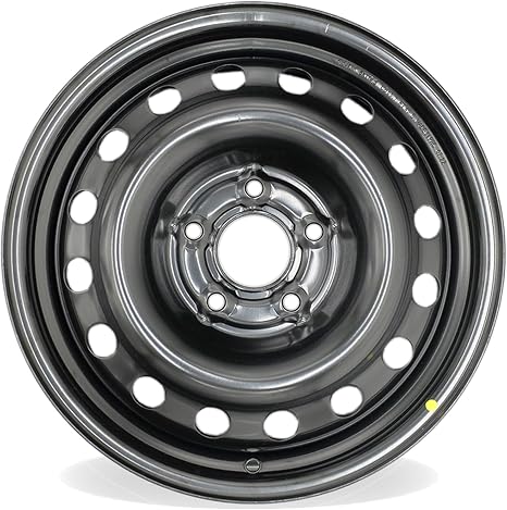 New Single 16" 16x6.5 Inch Steel Wheel for 2013–2019 Nissan Sentra | OEM Design Replacement Rim | BLACK Finish | Direct Fit - OE Stock Specs | 62599