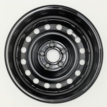 New Single 16" 16x6.5 Inch Steel Wheel for 2013–2019 Nissan Sentra | OEM Design Replacement Rim | BLACK Finish | Direct Fit - OE Stock Specs | 62599