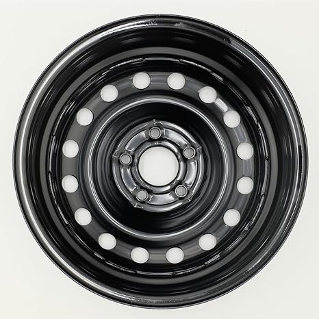 New Single 16" 16x6.5 Inch Steel Wheel for 2013–2019 Nissan Sentra | OEM Design Replacement Rim | BLACK Finish | Direct Fit - OE Stock Specs | 62599