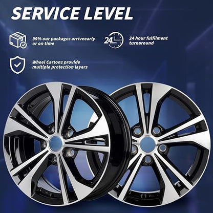 New 16" 16x6.5" Aluminum Alloy Wheel Rim Fits for Nissan Sentra 2020 2021 2022 2023 OEM Factory Wheel Replacement 403006LB9A Direct Fit, OE Stock Specs