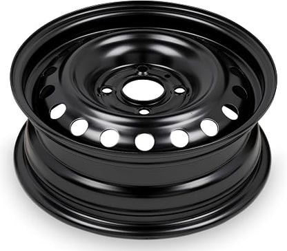 For 2007-2011 Nissan Versa 15 Inch Painted Black Rim - OE Direct Replacement - Road Ready Car Wheel